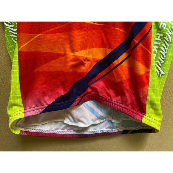 Voler Shirt Jersey Cycling Touring Full Zip Colorful Party Pardee Men's Size Lg - Picture 3 of 12